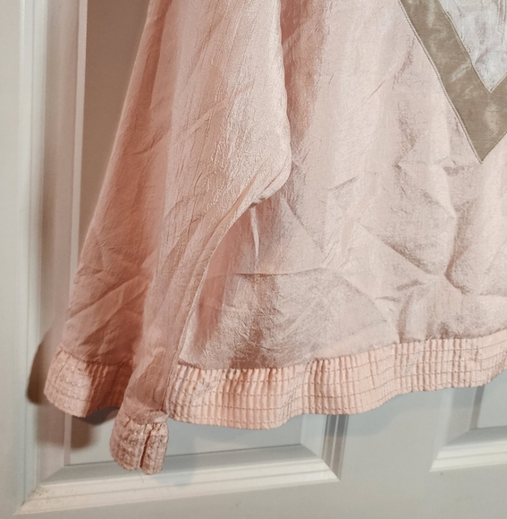 Coral Bay Vintage Pink Lightweight Quarter Button Jacket M 90s Style - Picture 3 of 6